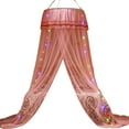 thumbnail image 1 of NUZYZ Ruffle Dome Ceiling Mosquito Net Princess Mesh Canopy Dust-proof Bedroom Decor, 1 of 8