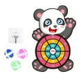 thumbnail image 1 of C Panda Pattern Sticky Ball Dart Board For Children Velcro Target Indoor Outdoor Throwing Toy, 1 of 4