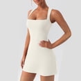 thumbnail image 3 of Women’s Square Neck A-Line Mini Dress Sleeveless Fit and Flare Casual Summer Skater Dress, 3 of 9