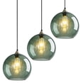 thumbnail image 7 of LMQNINE Grey Green Glass Globe Pendant Light,Adjustable Island Lighting for Kitchen,Dining,Bedroom,9.84in 1 Pack, 7 of 7