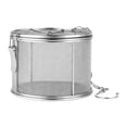 thumbnail image 2 of jifeng Mesh Tea Ball Infuser Spice Basket Seasoning Strainer for Cooking Home Stews Diameter 12cm, 2 of 9