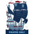 thumbnail image 3 of Marmont Hill Pirates Only Graphic Art on Wrapped Canvas, 3 of 5