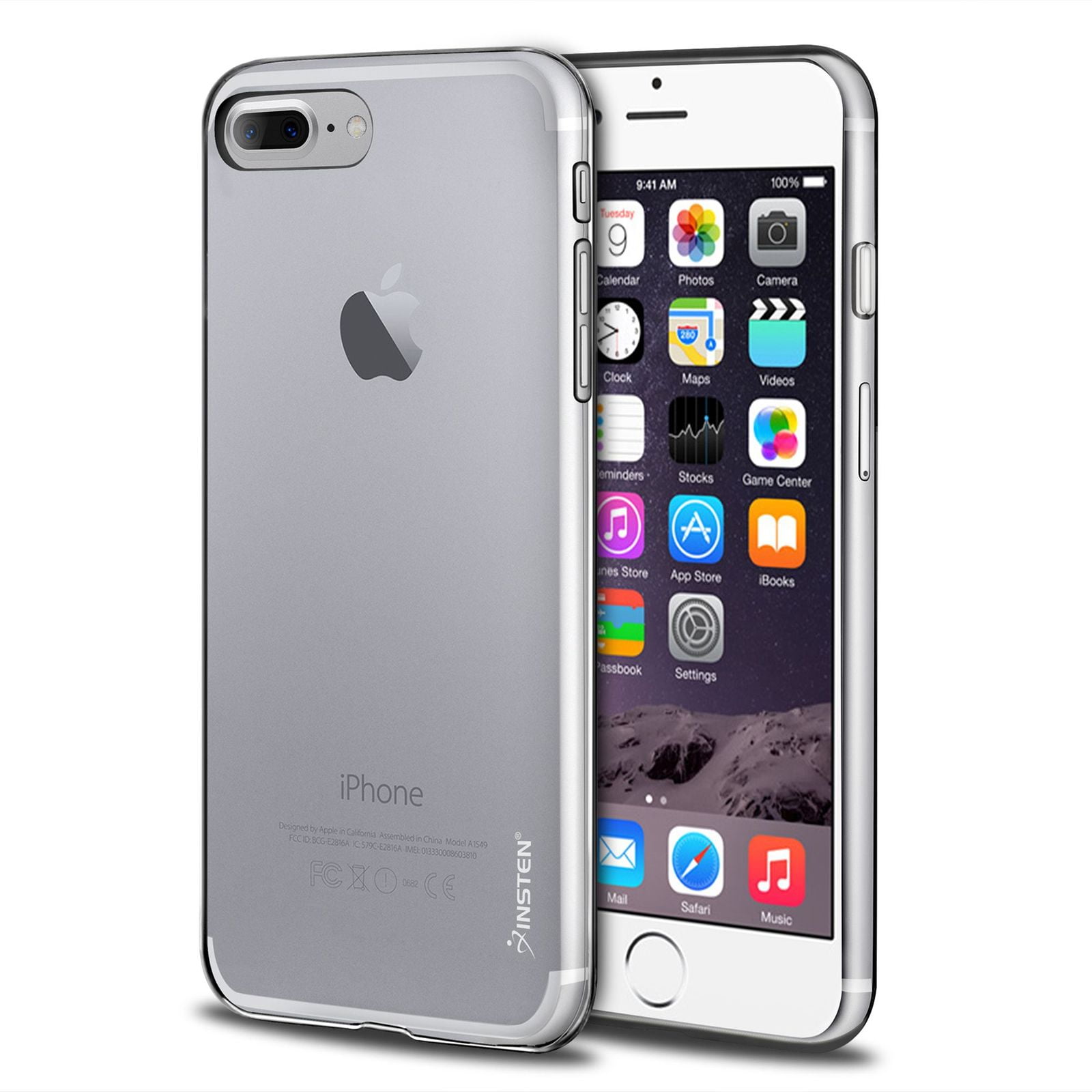 Insten Clear Case Transparent Premium Ultra Slim Lightwight Soft TPU Rubber Candy Skin Anti Slip Case Cover for iPhone 8 Plus / iPhone 7 Plus, Clear