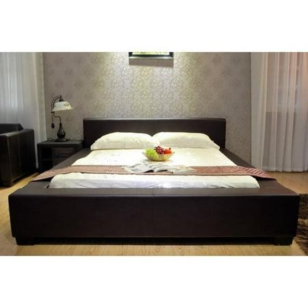 Greatime B1142 Modern Platform Bed California King Black