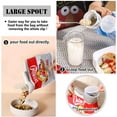 thumbnail image 4 of Seal Pour Food Storage Bag Clips Pour Spout Bag Clips for Food Pouring Bag Clips Bag Caps for Food Storage Clips with Pour Kitchen Clips for Open Bags Pour Spout for Bags, 4 of 6