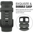 thumbnail image 4 of Bracelet de Montre Compatible avec Garmin Instinct Esports/solaire/tactique/tide Montre Militaire, Bracelet de Remplacement en Silicone Doux Ajustable Compatible avec Garmin Instinct 2 Sports GPS Montre Intelligente, 4 of 4