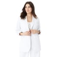 thumbnail image 2 of Roaman's Women's Plus Size Linen Blazer, 2 of 4