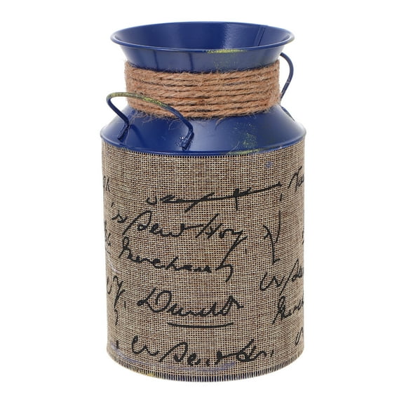 Plant Tin Bucket Home Decoration Dried Flower Arranger