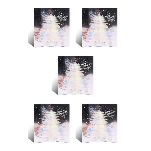 Monstrate Navidad tarjeta de felicitación hecha a mano aniversario postal con sobre invitaciones vacaciones adultos amigos regalos DIY azul Azul 5Conjunto