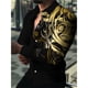 thumbnail image 1 of Camisas sociales de lujo de moda de otoño para hombre, camisas con solapa y botones, blusas casuales con estampado de lunares, suéteres de manga larga para hombre, 1 of 6