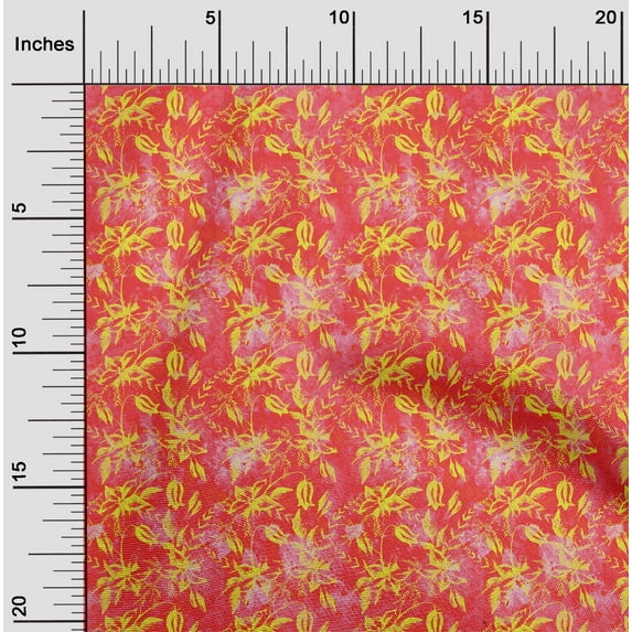 oneOone Silk Tabby Dark Peach Fabric Batik Diy Clothing Quilting Fabric Print Fabric By Yard 42 Inch Wide
