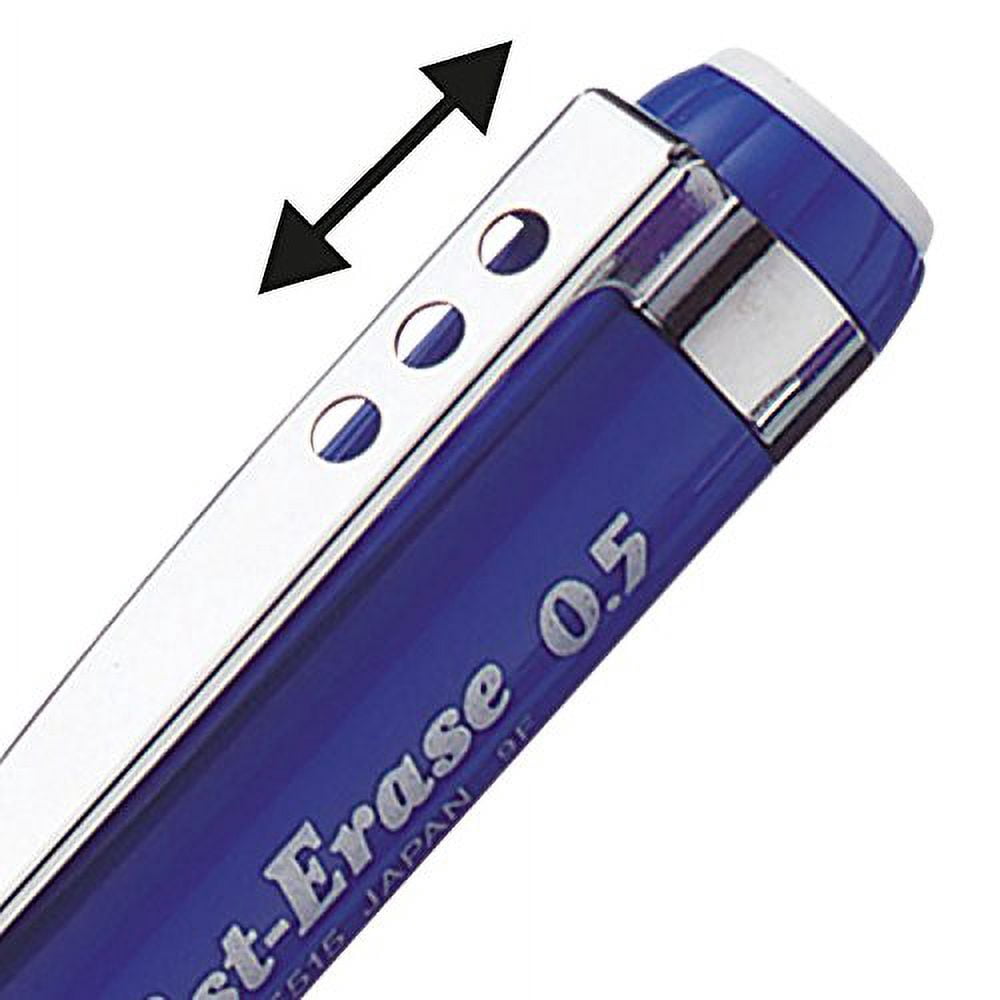 Pentel Twist-Erase III Mechanical Pencil,0.5mm, Blue Barrel, 12 Pack (QE515C)