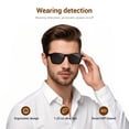 thumbnail image 5 of Blackview Smart Glasses Built-in Mic & Speakers, Bluetooth Sunglasses for Men Women, Open Ear Speakers, Voice Call Assistant for Driving, Work & Outdoor Activities, 5 of 12