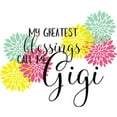 thumbnail image 3 of CafePress - Gigi's Greatest Blessings - Women's Light Pajamas, 3 of 4