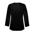 thumbnail image 3 of Brilliant 3X Womens Tops Fashion Loose T-Shirt Long Sleeves Blouse Round Neck Casual Tops clothes under $5.00, 3 of 4