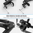 thumbnail image 4 of Support de Bras de Microphone en Métal Robuste avec Ressort Réglable, Support Antichoc (Diamètre 48-51mm), Pince de Montage sur Table (Épaisseur ≤ 4,5cm), et Filtre Pop pour Enregistrement en Studio, Live, 4 of 7