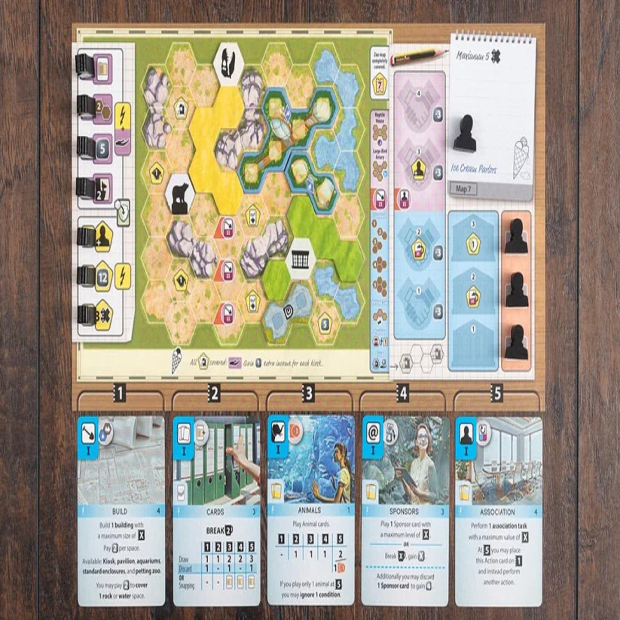 Capstone Games Ark Nova: Marine Worlds Strategy Board Game Expansion, 1-4 Players