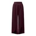 thumbnail image 3 of WILLBEST Pantalones Casuales para Mujer, de Pierna Ancha, Cintura Alta, Estilo Bohemio, Estilo Palazzo, para Yoga, Playa, Tallas Grandes, Estilo Hippie, para Mayor Comodidad y Estilo. Chica, 3 of 6