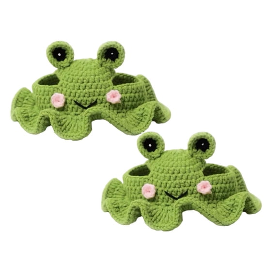 2Pack Clearance Sale! Handmade Crochet Knit Pet Hat For Cats And Dogs Soft Yarn Winter Outdoor Accessory Warm Cozy Puppy Headwear Pet Clothes Birthday Gift For Pet Dog Cat M