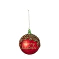 thumbnail image 4 of 5.25"H Sullivans Fancy Ball Christmas Ornament, Red, 4 of 4