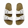 thumbnail image 4 of Kids Cork Footbed Sandals Girls Boys Classic Slip-On Slippers Toddler Adjustable Buckle Straps Summer Casual Indoor Outdoor Sandal Footwear, 4 of 6