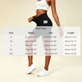 thumbnail image 3 of hlysgo Women's Leggings Yoga Shorts Tummy Control Elastic Waist Slim Fit Short Workout Gym Soft Comfort Shorts with Side Pockets Black,S, 3 of 6