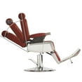 thumbnail image 3 of Fithood All Purpose Recline Hydraulic Barber Chair Heavy Duty Salon Spa Beauty Equipment Burgundy, 3 of 5