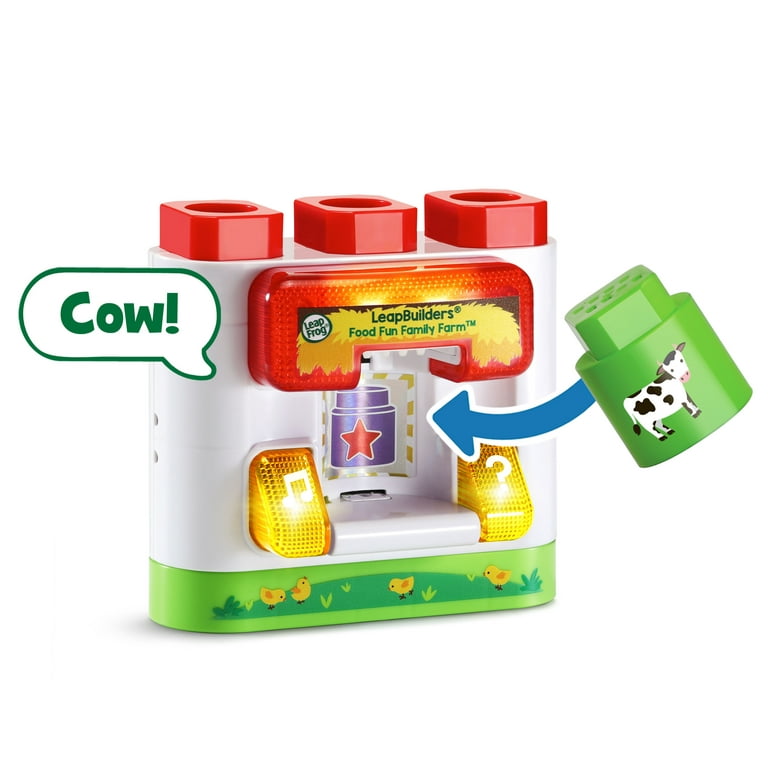LeapFrog LeapBuilders Interactive Building Blocks Toy, Animal Farm