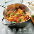 thumbnail image 4 of Tramontina Tempo Tri-Ply Base Stainless Steel 3.5-Quart Saute Pan with Glass Lid, Induction-Ready Cooking Pan, Oven-Safe, Dishwasher-Safe, 4 of 8