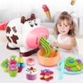 thumbnail image 4 of Set de Plastilina Creativa, Modelo de Cocina, 29 Piezas, Incluye 8 Cajas de Pasta de Modelar de Colores 400g, Múltiples Herramientas de Modelado, Antiadherente/Palo, 3 Años+, Multicolor, 4 of 5