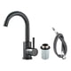 thumbnail image 5 of Grifo de acero inoxidable Grifo de monomando perfecl Grifo de lavabo de baño negro, 5 of 8