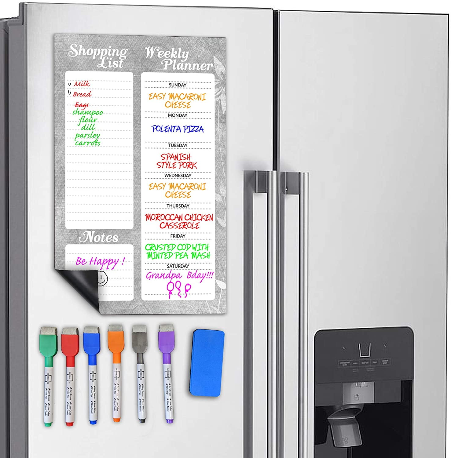 Scribbledo Magnetic Dry Erase Behavior Chore Chart for Refrigerator 11X17 Inc... 