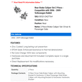 thumbnail image 2 of Rear Brake Caliper Set 2 Piece - Compatible with 2006 - 2009 Volkswagen Rabbit 2007 2008, 2 of 2