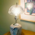 thumbnail image 6 of Evelots Clip On Shade for Ceiling Light Bulb or Lamp-Antique-Diamond Cut-Acrylic, 6 of 6