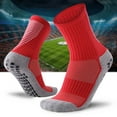 thumbnail image 5 of TNOBHG Sports Socks 1 Pair Sports Basketball Socks Breathable Sweat-absorbing Non-slip Design Compression Comfort High Crew Socks Thickened Socks, 5 of 8