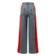 thumbnail image 4 of WILLBEST Pantalones Casuales para Mujer, Vaqueros elegantes con Rayas de Patchwork, Cintura Alta, Corte Holgado, Vaqueros con Bloques de Color, Pantalones Rectos de Pierna Ancha Extra Grande, 4 of 4