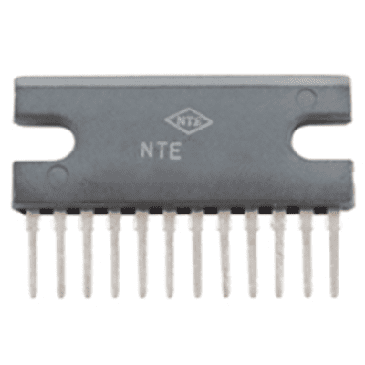 NTE Electronics NTE1293 INTEGRATED CIRCUIT DUAL AUDIO POWER AMP 5.8W 12-LEAD