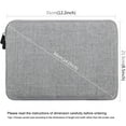 thumbnail image 3 of Tablet Sleeve Case for 10.9 inch New IPad Air 4 | 10.2-inch New iPad | 11 Inch New iPad Pro | iPad Pro 10.5 Inch | iPad 6 5 4 3 2 | iPad Air 3 2 Protective Bag, Fit Apple Smart Keyboard,, 3 of 7