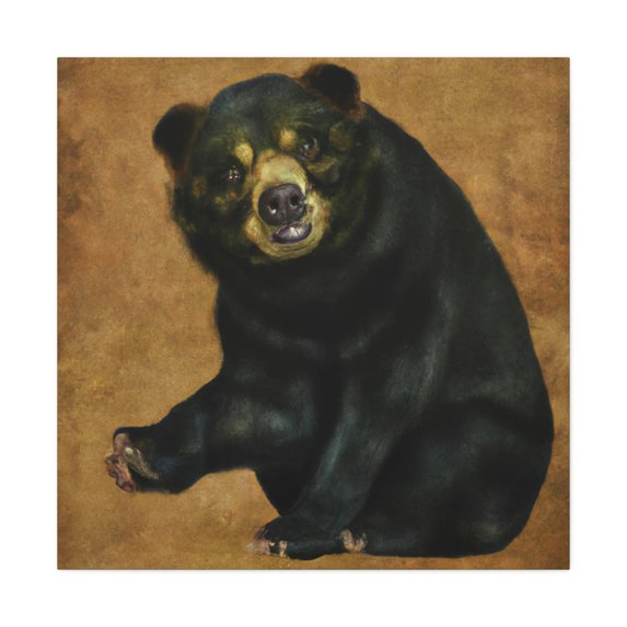 Black Bear Grandeur - Canvas