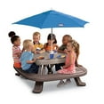 thumbnail image 1 of Little Tikes Table de Pique-Nique Fold 'n Store avec Parasol de Marché, Brun (632433M), 1 of 3