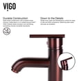 thumbnail image 5 of vigo golden greek glass vessel sink and faucet set, oil rubbed bronze, 5 of 7