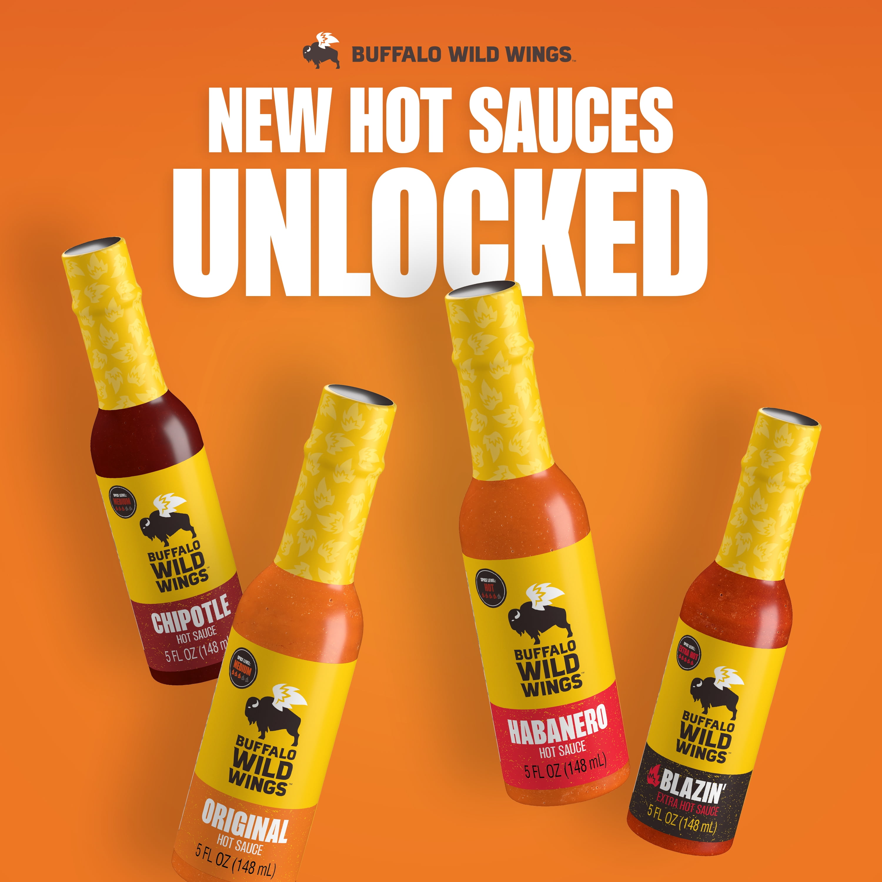 Buffalo Wild Wings Hot Sauce, 5 fl. oz.