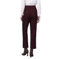 thumbnail image 3 of INSPIRE CHIC Women's Houndstooth Pant for Professional and Stylish Office Look Wear 2XL Red, 3 of 5
