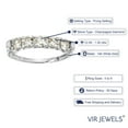 thumbnail image 3 of Vir Jewels 1.50 CTTW 5 Stone Diamond Wedding Engagement Ring 14K White Gold Round Size 6 Female Adult, 3 of 7