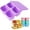 purple, variant on 4 Point Silicone Lunch Box Complementary Box With Lid Snack Packing Box Refrigerator Fresh Keeping Box.,Ceramic Tableware