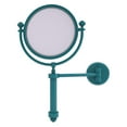 thumbnail image 4 of Southbeach Collection Wall Mounted Make-Up Mirror 8-in Diameter with 2X Magnification in Brushed Bronze, 4 of 11