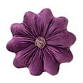 thumbnail image 2 of Velvet Round Pillow Soft And Cozy Luxury Pillow For Stylish Living Environment Sunflower Floral Shaped Throw Pillow Hidden Zipper Design Skin - Friendly Comfortable Cushion For, 2 of 9