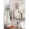thumbnail image 2 of Green Eucalyptus Kitchen Dish Towels for Drying Dishes Set of 2, Farmhouse Weeping Leaves on Linen Waffle Weave Microfiber Hand Tea Bathroom Towels Quick Dry & Absorbent Towel 15.7x23.6, 2 of 7