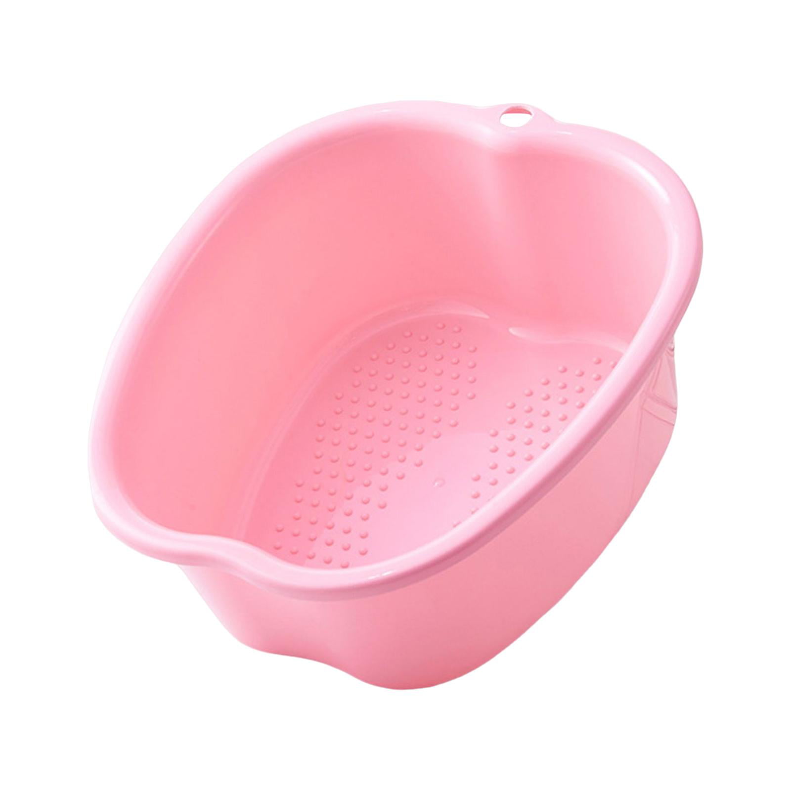Thickened Roller Foot Bath Bucket Plastic Massage Foot Tub Footbath Soak  Bucket (Random Color)