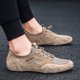 thumbnail image 2 of Mocasines vintage de moda para hombre, zapatos casuales, mocasines transpirables de malla de aire para caminar en verano, zapatos planos para conducir para el tiempo libre para hombre (26,5 cm), 2 of 4